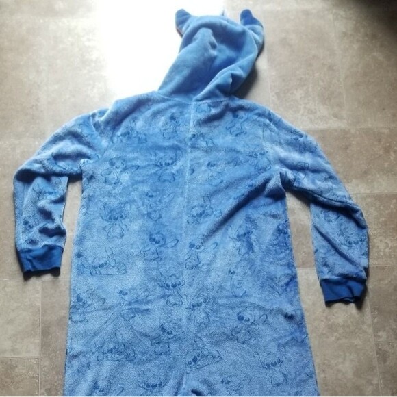 Disney Stitch Pajama Jumpsuit Blue Women's XL - Picture 2 of 6